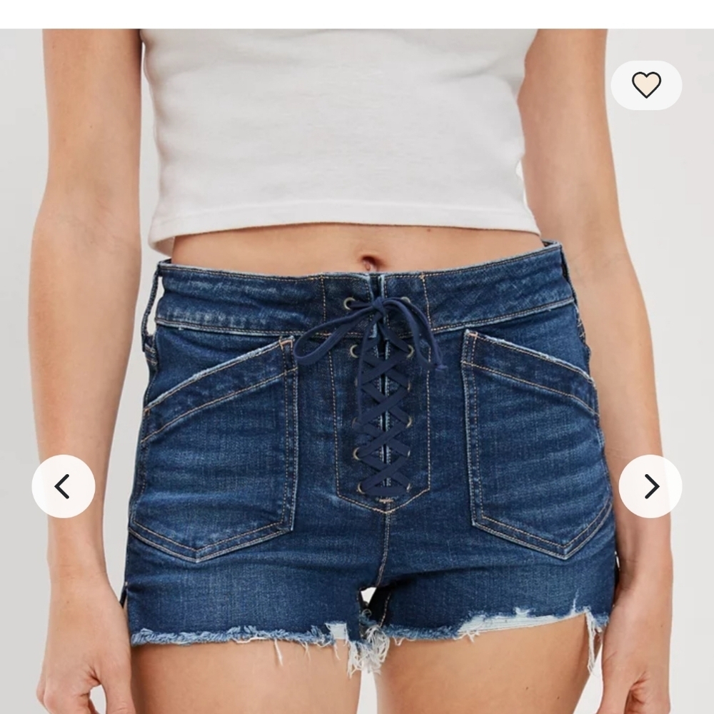 AE Stretch High-Waisted Denim Short Short 20